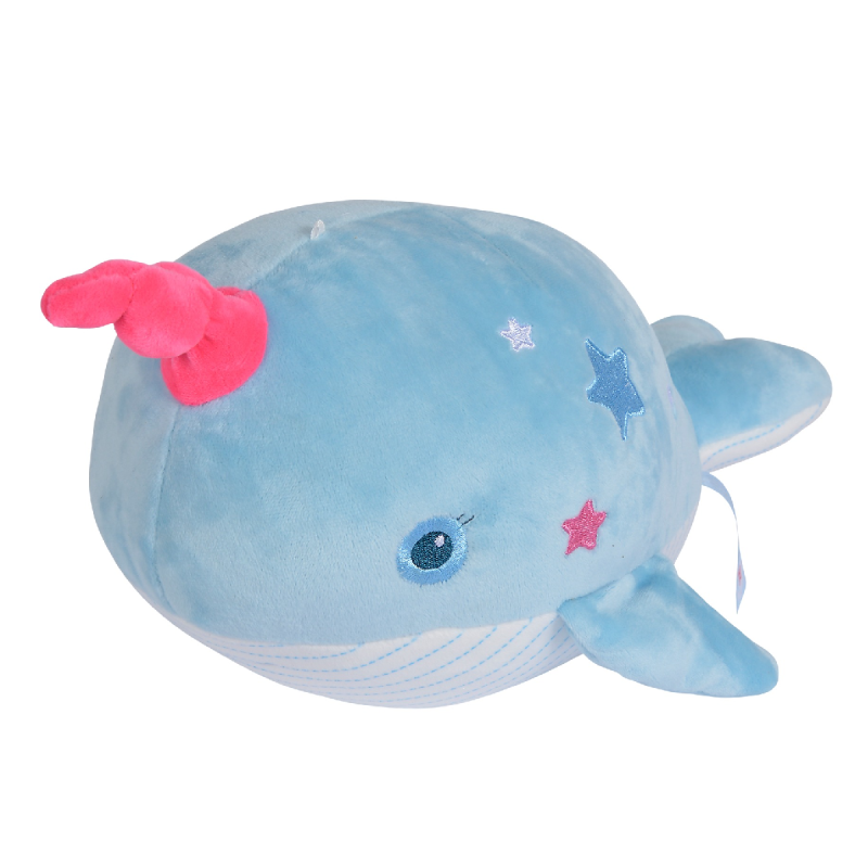  spandex soft toy blue whale  